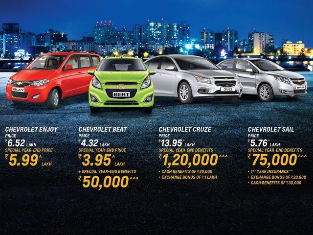 Chevrolet Year-End Discount Offers