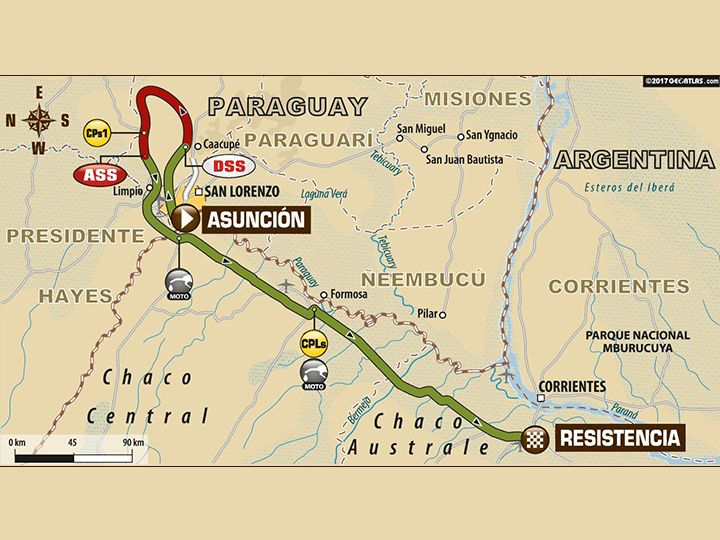 The stage 1 map The stage 1 map